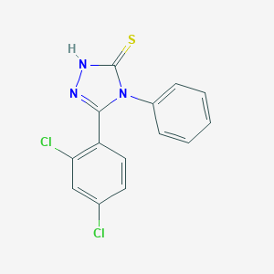 B182811 5-(2,4-dichlorophenyl)-4-phenyl-4H-1,2,4-triazole-3-thiol CAS No. 92151-02-5