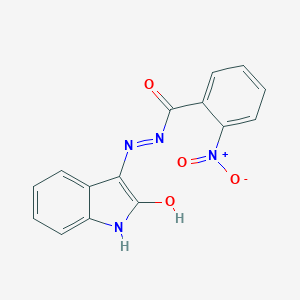 2-nitro-N'-(2-oxoindol-3-yl)benzohydrazide