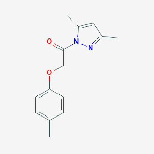 3,5-Dimethyl-1-((4-methylphenoxy)acetyl)pyrazole