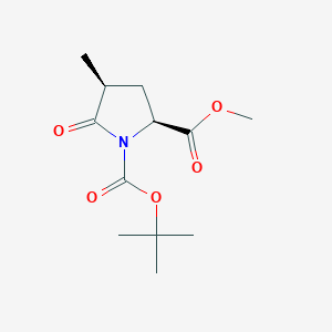 B018283 Methyl (2S,4S)-1-(tert-butoxycarbonyl)-4-methylpyroglutamate CAS No. 196394-48-6