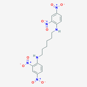 molecular formula C18H20N6O8 B182831 N,N'-bis(2,4-dinitrophenyl)hexane-1,6-diamine CAS No. 54897-75-5
