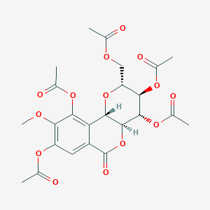 molecular formula C24H26O14 B182837 Bergenin Pentaacetate 