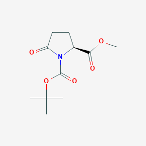 molecular formula C11H17NO5 B018285 Boc-L-pyroglutamic acid methyl ester CAS No. 108963-96-8