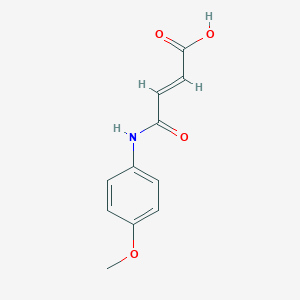 molecular formula C11H11NO4 B182856 4-(4-Methoxyanilino)-4-oxobut-2-enoic acid CAS No. 37902-60-6
