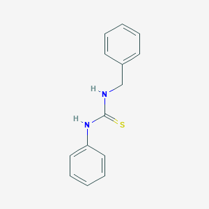 molecular formula C14H14N2S B182860 1-Benzyl-3-phenylthiourea CAS No. 726-25-0