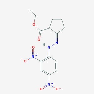 Ethyl 2-({2,4-bisnitrophenyl}hydrazono)cyclopentanecarboxylate