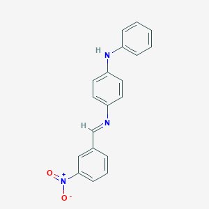 4-{(E)-[(3-Nitrophenyl)methylidene]amino}-N-phenylaniline