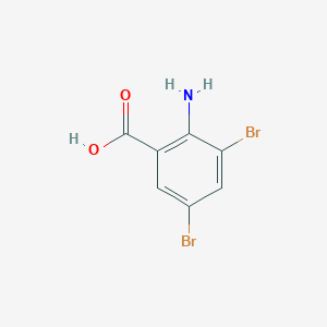 molecular formula C7H5Br2NO2 B182878 2-氨基-3,5-二溴苯甲酸 CAS No. 609-85-8