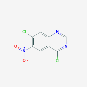 molecular formula C8H3Cl2N3O2 B182880 4,7-Dichloro-6-nitroquinazoline CAS No. 162012-71-7