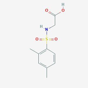 molecular formula C10H13NO4S B182882 [[(2,4-二甲基苯基)磺酰基]氨基]乙酸 CAS No. 670255-96-6