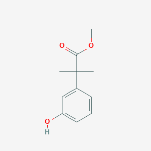 molecular formula C11H14O3 B182885 Methyl 2-(3-hydroxyphenyl)-2-methylpropanoate CAS No. 149490-75-5