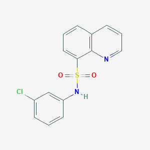 N-(3-Chlorophenyl)-8-quinolinesulfonamide