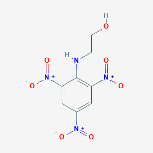 molecular formula C8H8N4O7 B182896 2-[(2,4,6-Trinitrophenyl)amino]ethanol CAS No. 7539-29-9