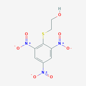 molecular formula C8H7N3O7S B182900 2-((2,4,6-Trinitrophenyl)thio)ethanol CAS No. 55548-91-9