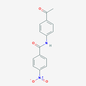 molecular formula C15H12N2O4 B182905 N-(4-acetylphenyl)-4-nitrobenzamide CAS No. 62507-48-6