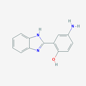 molecular formula C13H11N3O B182906 4-Amino-2-(1H-benzoimidazol-2-yl)-phenol CAS No. 98792-63-3