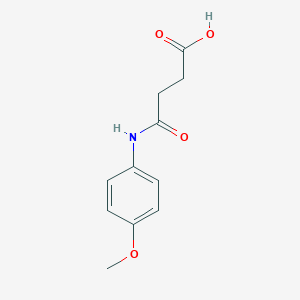 molecular formula C11H13NO4 B182917 4-(4-Methoxyanilino)-4-oxobutanoic acid CAS No. 56106-05-9