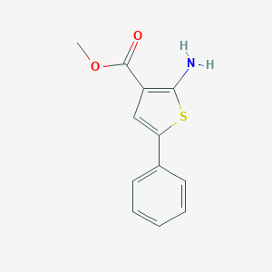 molecular formula C12H11NO2S B182919 2-氨基-5-苯基噻吩-3-甲酸甲酯 CAS No. 61325-02-8