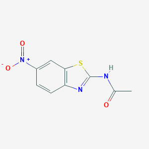molecular formula C9H7N3O3S B182926 N-(6-nitro-1,3-benzothiazol-2-yl)acetamide CAS No. 80395-50-2