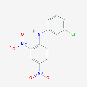molecular formula C12H8ClN3O4 B182931 N-(3-Chlorophenyl)-2,4-dinitrobenzenamine CAS No. 16220-58-9