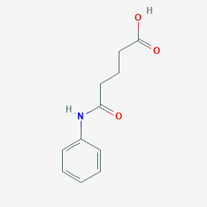 molecular formula C11H13NO3 B182948 Glutaranilic acid CAS No. 5414-99-3