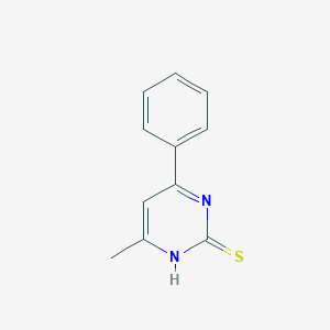 molecular formula C11H10N2S B182950 4-Methyl-6-phenylpyrimidine-2-thiol CAS No. 27955-44-8