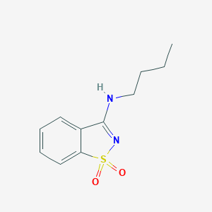 N-butyl-1,1-dioxo-1,2-benzothiazol-3-amine