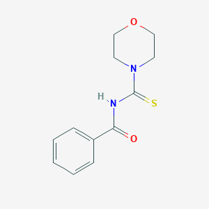 molecular formula C12H14N2O2S B182957 N-(morpholine-4-carbothioyl)benzamide CAS No. 40398-30-9