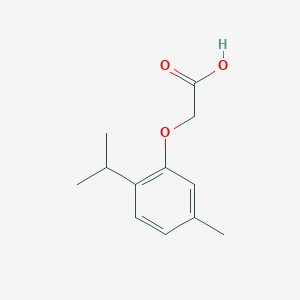 molecular formula C12H16O3 B182958 2-(2-Isopropyl-5-methylphenoxy)acetic acid CAS No. 5333-40-4