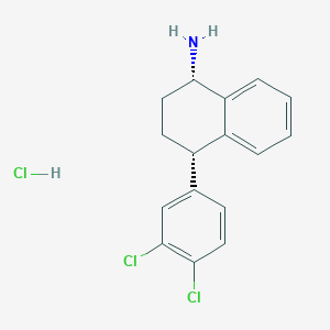rac-cis-N-Desmethyl Sertraline Hydrochloride