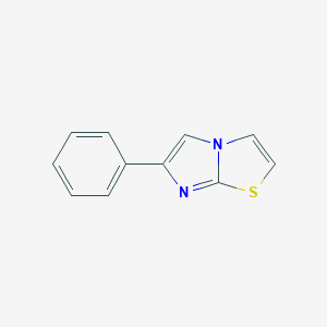 molecular formula C11H8N2S B182960 6-Phenylimidazo[2,1-b]thiazole CAS No. 7008-63-1