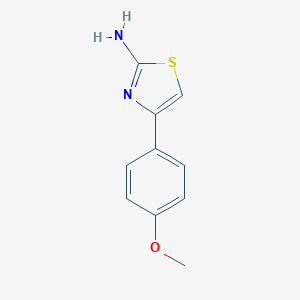 molecular formula C10H10N2OS B182962 4-(4-Methoxyphenyl)-1,3-thiazol-2-amine CAS No. 2104-04-3