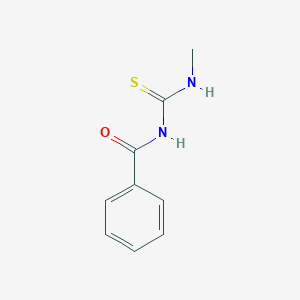 molecular formula C9H10N2OS B182966 N-(methylcarbamothioyl)benzamide CAS No. 16486-25-2