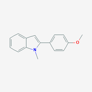 molecular formula C16H15NO B182971 2-(4-methoxyphenyl)-1-methyl-1H-indole CAS No. 61843-43-4