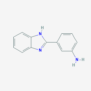 molecular formula C13H11N3 B182973 3-(1H-benzimidazol-2-yl)aniline CAS No. 7596-74-9