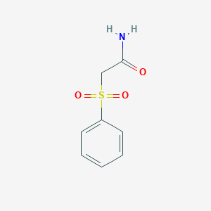 molecular formula C8H9NO3S B182974 2-(Benzenesulfonyl)acetamide CAS No. 35008-50-5