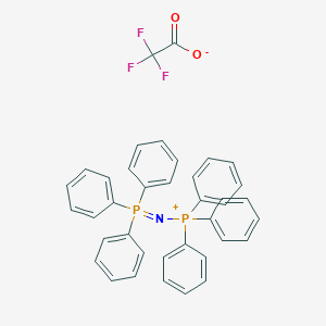 1,1,1-Triphenyl-N-(triphenylphosphoranylidene)phosphoraniminium 2,2,2-trifluoroacetate