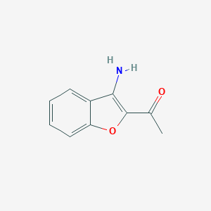 molecular formula C10H9NO2 B182983 1-(3-Amino-1-benzofuran-2-yl)ethanone CAS No. 49615-96-5