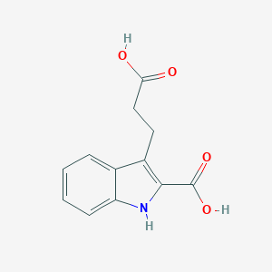 molecular formula C12H11NO4 B182984 3-(2-carboxyethyl)-1H-indole-2-carboxylic acid CAS No. 31529-28-9