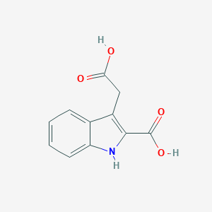 molecular formula C11H9NO4 B182988 3-(羧甲基)-1H-吲哚-2-羧酸 CAS No. 31529-27-8
