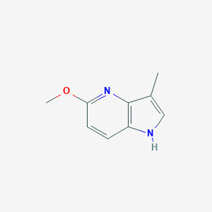 molecular formula C9H10N2O B182991 5-Methoxy-3-methyl-1H-pyrrolo[3,2-b]pyridine CAS No. 138469-76-8