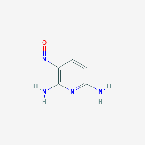 molecular formula C5H6N4O B182994 3-nitrosopyridine-2,6-diamine CAS No. 89323-10-4