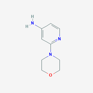 molecular formula C9H13N3O B183009 2-Morpholinopyridin-4-amine CAS No. 35980-77-9