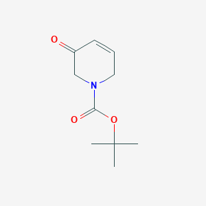molecular formula C10H15NO3 B183016 tert-Butyl 5-oxo-5,6-dihydropyridine-1(2H)-carboxylate CAS No. 156496-89-8
