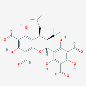 molecular formula C26H28O10 B183020 侧耳木素 A CAS No. 145382-68-9