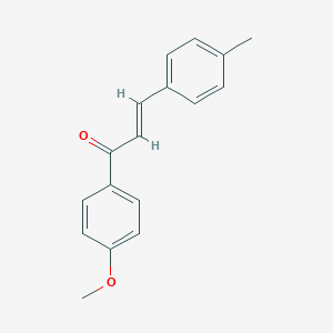 molecular formula C17H16O2 B183022 (2E)-1-(4-甲氧基苯基)-3-(4-甲基苯基)丙-2-烯-1-酮 CAS No. 6552-71-2