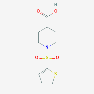 molecular formula C10H13NO4S2 B183024 1-(Thiophene-2-sulfonyl)-piperidine-4-carboxylic acid CAS No. 327971-19-7