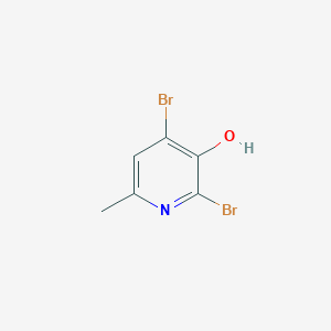 2,4-Dibromo-6-methylpyridin-3-ol