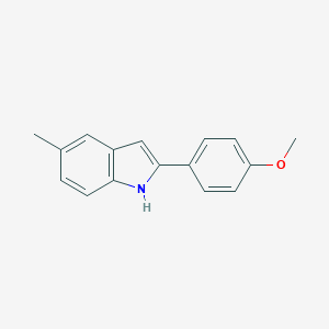 molecular formula C16H15NO B183027 2-(4-methoxyphenyl)-5-methyl-1H-indole CAS No. 62613-67-6