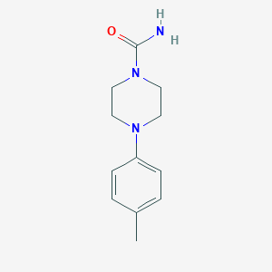 molecular formula C12H17N3O B183030 4-(4-Methylphenyl)piperazine-1-carboxamide CAS No. 85474-81-3